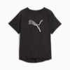 EVOSTRIPE Women's Tee, PUMA Black, small-AUS