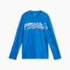 Active Sports Long Sleeve Tee - Boys 8-16 years, Racing Blue, small-NZL
