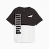 PUMA POWER Colorblock Youth Tee, PUMA Black, small-THA