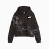 PUMA POWER Marbleised Youth Hoodie, PUMA Black, small-PHL