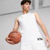 Hoops Team Men's Basketball Jersey, PUMA White, small-AUS