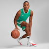 Hoops Team Basketball Shorts Men, Pepper Green, small-PHL