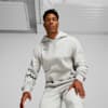 Hoops Team Basketball Men's Hoodie, Light Gray Heather, small-AUS