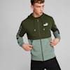 PUMA POWER Colourblock Men's Hoodie, Myrtle, small-THA