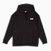 Essentials Relaxed Women's Fleece Hoodie, PUMA Black, small-AUS
