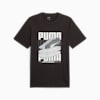 GRAPHICS Men's Sneaker Tee, PUMA Black, small-AUS