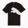 Men's Big Logo Tee, PUMA Black, small-NZL