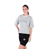 เสื้อยืดผู้หญิงลายกราฟิก PUMA SQUAD, Light Gray Heather, small-THA