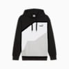 PUMA POWER Men's Colourblock Hoodie, PUMA Black, small-AUS