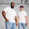 เสื้อยืดผู้ชายลายกราฟิก PUMA SQUAD, PUMA White-Fresh Mint, small-THA
