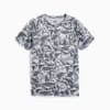 RUNTRAIN All-Over Print Tee - Boys 8-16 years, Silver Mist, small-NZL