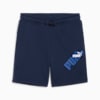 PUMA POWER Graphic Shorts - Youth 8-16 years, Club Navy, small-AUS