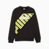 PUMA POWER Youth Graphic Sweatshirt, PUMA Black, small-SEA