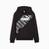 PUMA POWER Youth Graphic Hoodie, PUMA Black, small