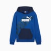 PUMA POWER Graphic Hoodie - Youth 8-16 years, Club Navy, small-AUS