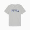 เสื้อยืดเด็กโต PUMA SQUAD, Light Gray Heather, small-THA