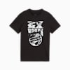 BASKETBALL BLUEPRINT Youth Tee, PUMA Black-Club Navy, small