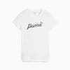 Essentials+ Women's Script Tee, PUMA White, small