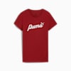 Essentials+ Women's Script Tee, Intense Red, small
