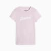 Essentials+ Women's Script Tee, Grape Mist, small-SEA