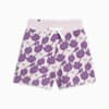 BLOSSOM Women's Floral Patterned Shorts, Grape Mist, small-PHL