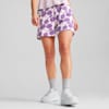 BLOSSOM Women's Floral Patterned Shorts, Grape Mist, small-PHL