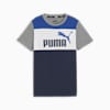 ESS BLOCK Tee - Youth 8-16 years, Cobalt Glaze, small-AUS