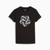 Essentials+ Women's Graphic Tee, PUMA Black, small-THA