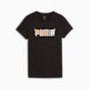 Essentials+ Women's Graphic Tee, PUMA Black, small-THA