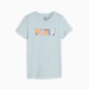 Essentials+ Women's Graphic Tee, Turquoise Surf, small-THA