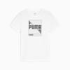 GRAPHICS PUMA Wording Tee - Youth 8-16 years, PUMA White, small-AUS