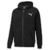 Jaket Hoodie Pria Essentials Small Logo Full-Zip, PUMA Black-cat, small-IDN