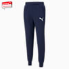 Celana Olahraga Pria Logo Esensial, PUMA Navy-Cat, small-IDN