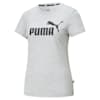 Essentials Logo Tee Women, Light Gray Heather, small-IDN