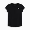 Active Women's Tee, PUMA Black-logo, small-PHL