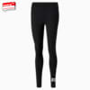 Essentials+ Metallic Leggings Women, PUMA Black-Silver, small-IDN