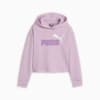 ESS+ 2Col Logo Girls Hoodie, Grape Mist, small-AUS
