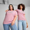 Essentials+ Metallic Logo Tee Women, Mauved Out, small-SEA