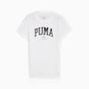 เสื้อยืดผู้หญิงลายกราฟิก PUMA SQUAD, PUMA White, small-THA