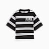 เสื้อยืดผู้หญิง PUMA SQUAD Striped, PUMA Black, small-THA