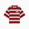 PUMA SQUAD Striped Tee Women, Intense Red, small-PHL