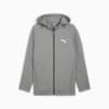 EVOSTRIPE Men's Full-Zip Hoodie, Medium Gray Heather, small-AUS