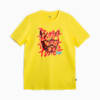 Kaus PUMA Graphic Cat Pria, Lemon Meringue, small-IDN