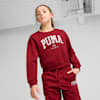 PUMA SQUAD Crew Sweat - Girls 8-16 years, Intense Red, small-NZL