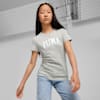 PUMA SQUAD Tee - Girls 8-16 years, Light Gray Heather, small-NZL