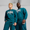 PUMA SQUAD Men's Crewneck, Cold Green, small-NZL