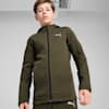 EVOSTRIPE Full-Zip Hoodie - Youth 8-16 years, Dark Olive, small-AUS