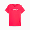 PUMA FIT Tee - Girls 8-16 years, Sunset Glow, small-AUS