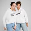 Sudadera con capucha para mujer logo Essentials No. 1, PUMA White, small