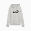 Sudadera con capucha para mujer logo Essentials No. 1, Light Gray Heather, small